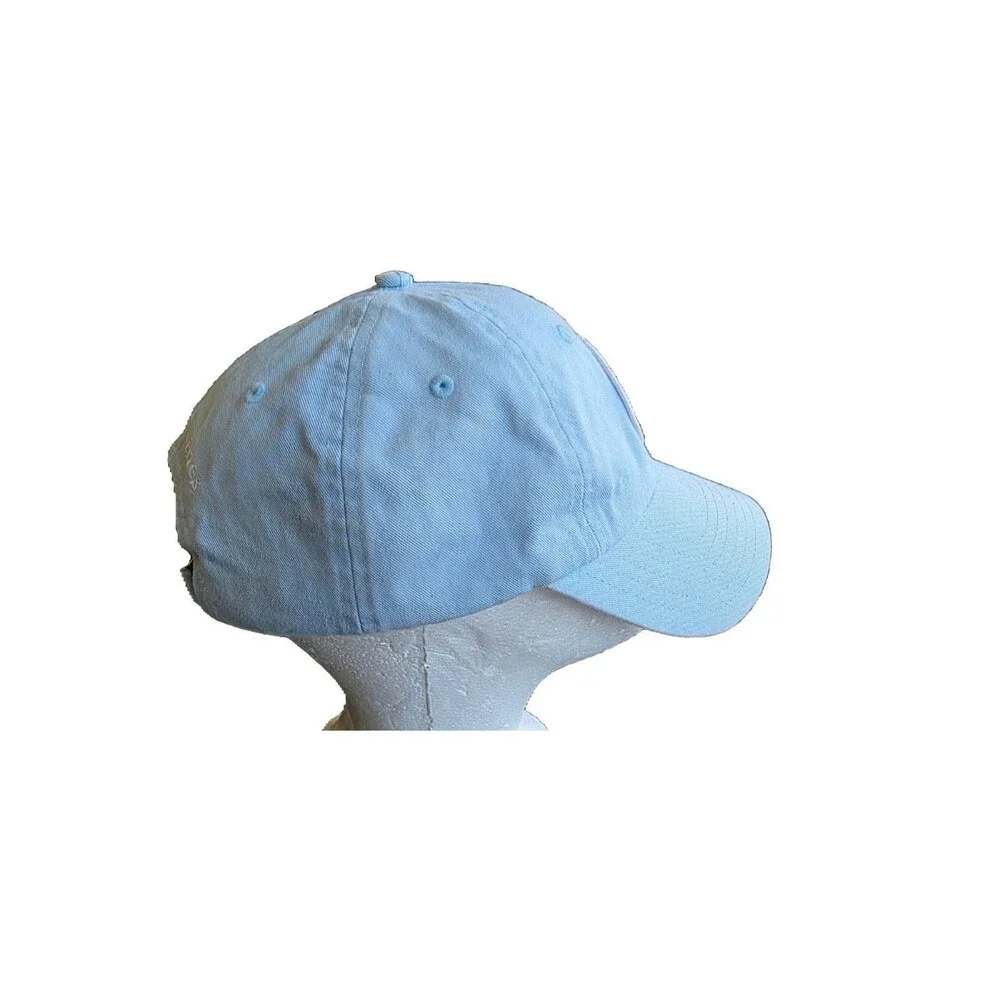 Vineyard Vines Light Blue Strapback Baseball Hat Cap Embroidered Logo Adjustable
